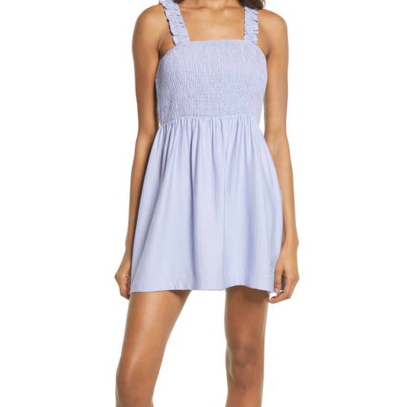 NSR Julia Sleeveless Smocked Ruffle Dress - Picture 1 of 3